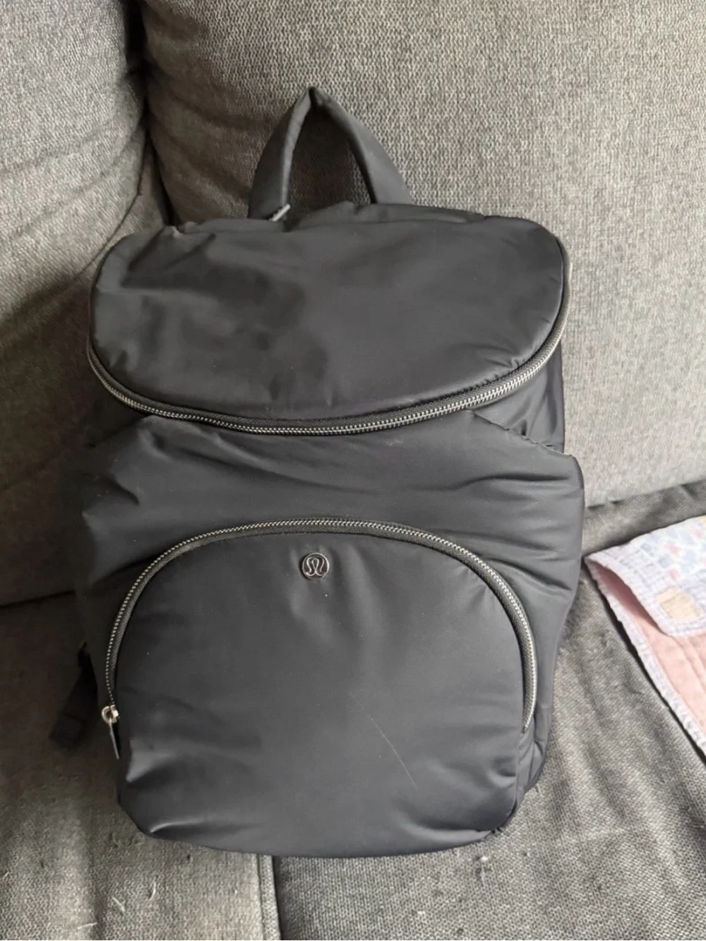 lululemon athletica Black Baby/Diaper Backpack
